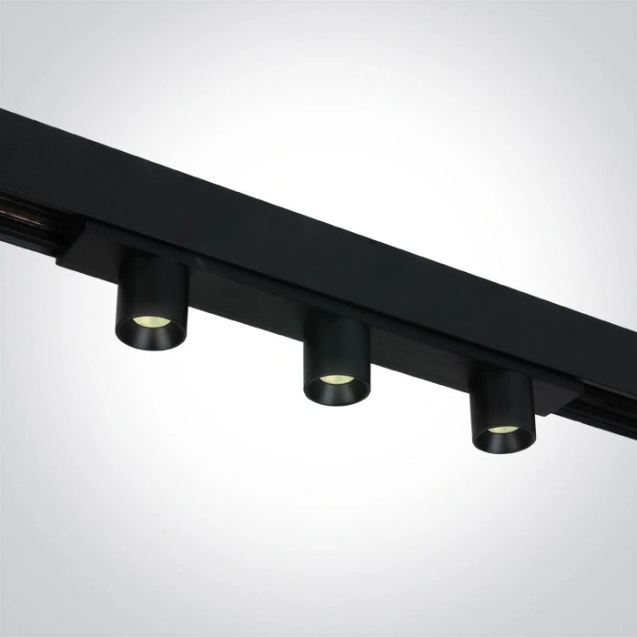 LED ascuțit 3x2W 300lm 930 IP20 48VDC 36° negru