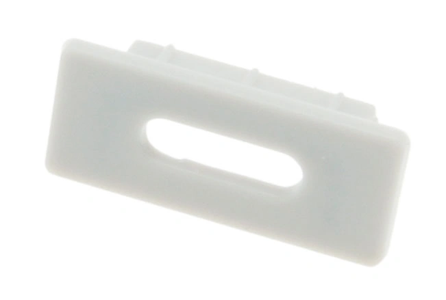 Profile end cap LBF flat with longhole