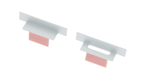 Profile end cap LBU flat with longhole