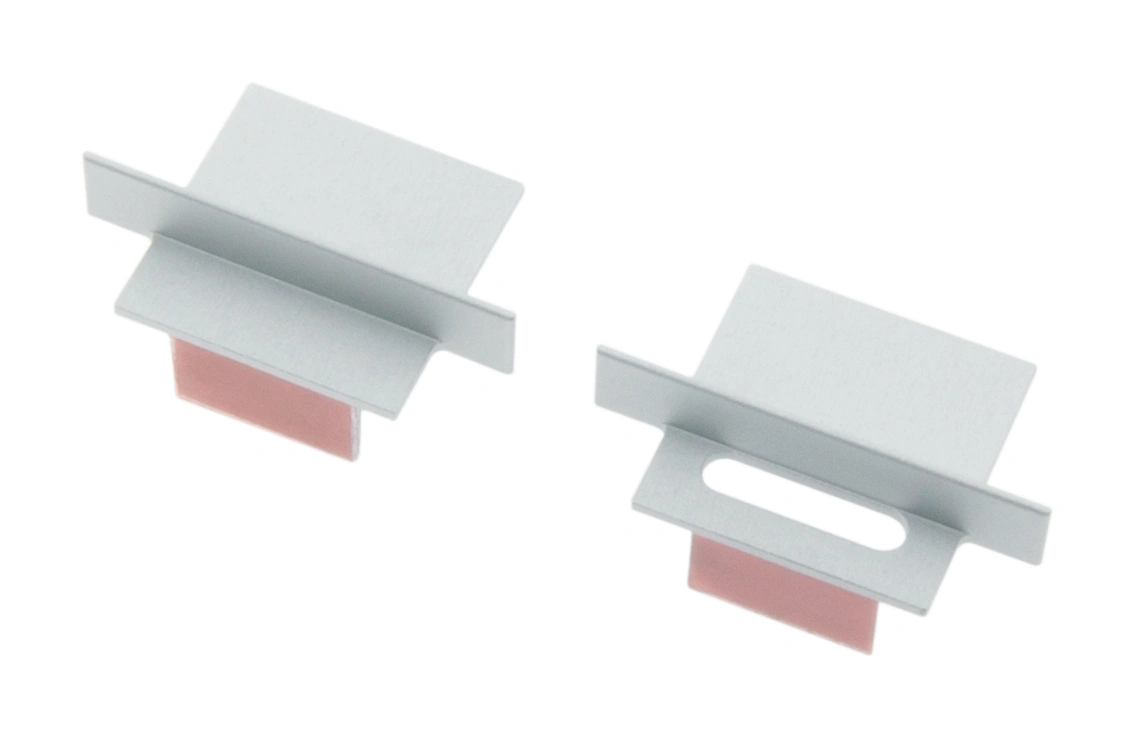 Profile end cap LBU angular with longhole