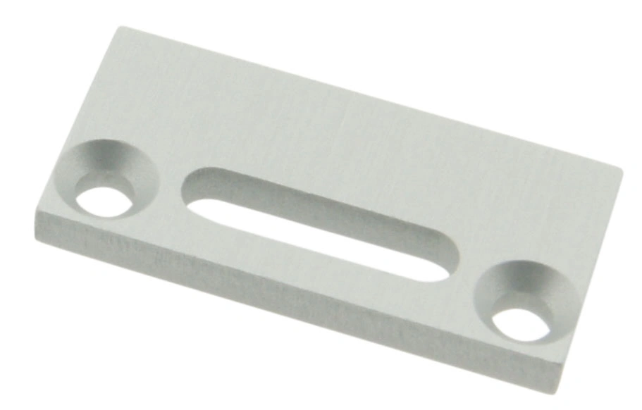Profile end cap TBF flat with longhole for cable