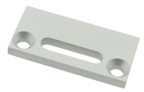 Profile end cap TBF flat with longhole for cable