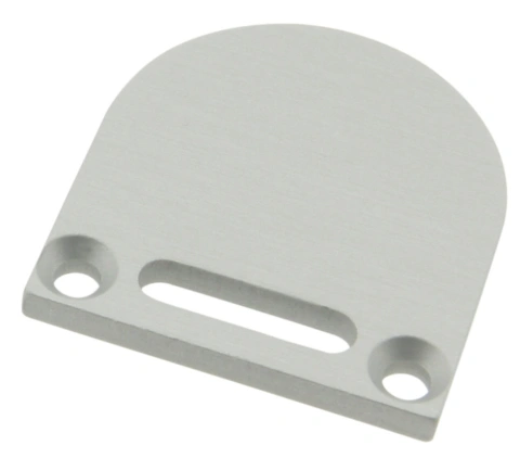 Profile end cap TBF round with longhole for cable