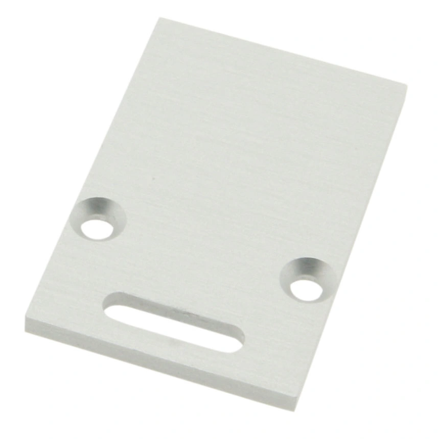 Profile end cap TBR flat with longhole for cable