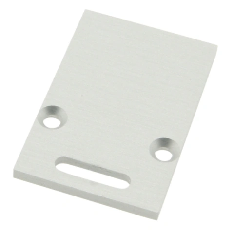 Profile end cap TBR flat with longhole for cable