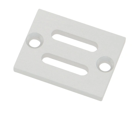 Profile endcap TBH flat with cable entry incl. screws
