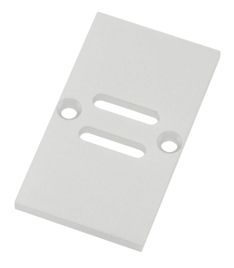 Profile endcap TBH square with cable entry incl. screws