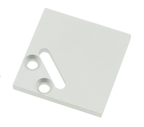 Profile end cap SPL square with longhole incl. screws