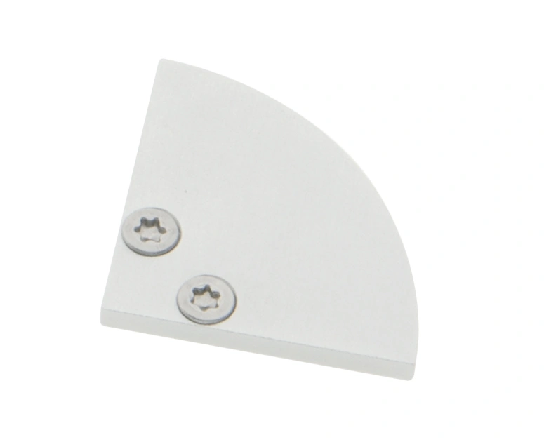 Profile endcap SPL round closed, incl. screws