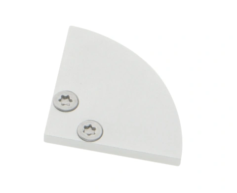 Profile endcap SPL round closed, incl. screws