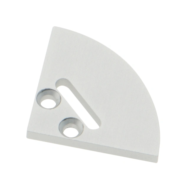 Profile endcap SPL round with cable entry, incl. screws