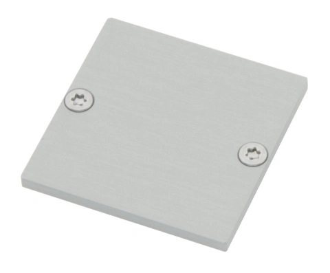 Profile end cap CLR flat closed incl. Screws