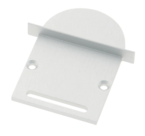 Profile end cap CLI round with longhole incl. Screws