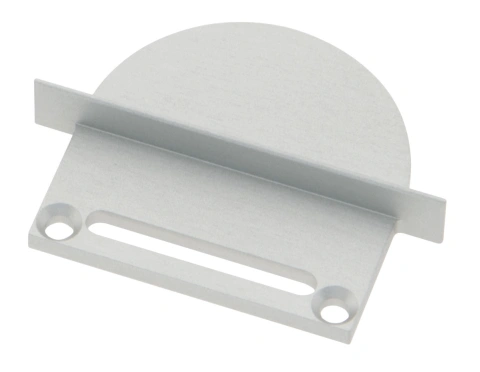 Profile end cap CLU round with longhole incl. Screws