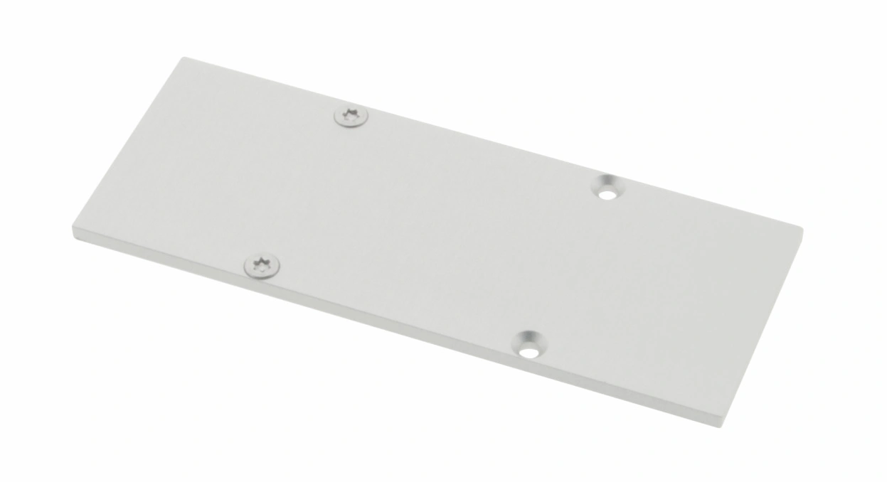 Profile end cap CLW flat closed incl. Screws