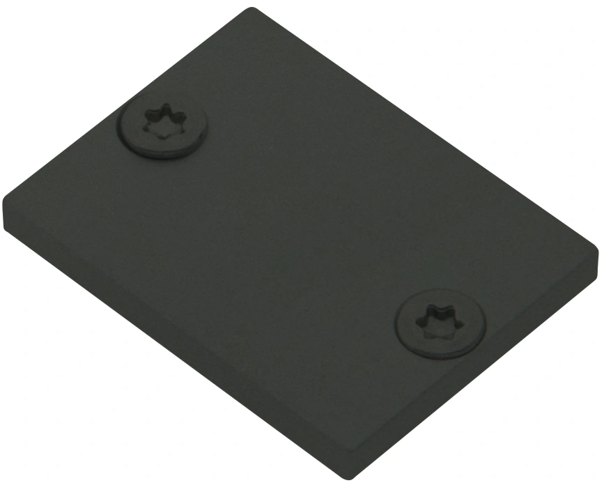 Capac profil TBL plat inchis incl. Șuruburi negre