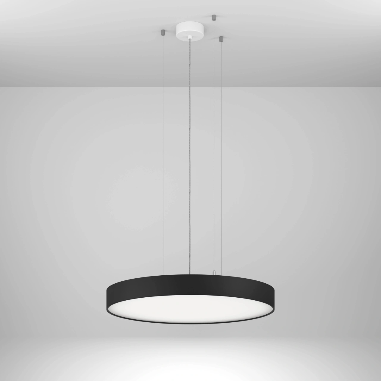 Round 90 PD DI 41,3W 5482lm 830 OP on/off negru Ø-650