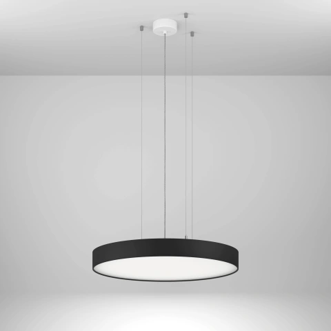 Round 90 PD DI 41,3W 5482lm 830 OP on/off negru Ø-650