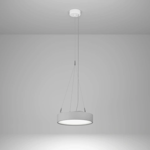 Round 90 PD DI 8,5W 1007lm 830 OP on/off argintiu Ø-350