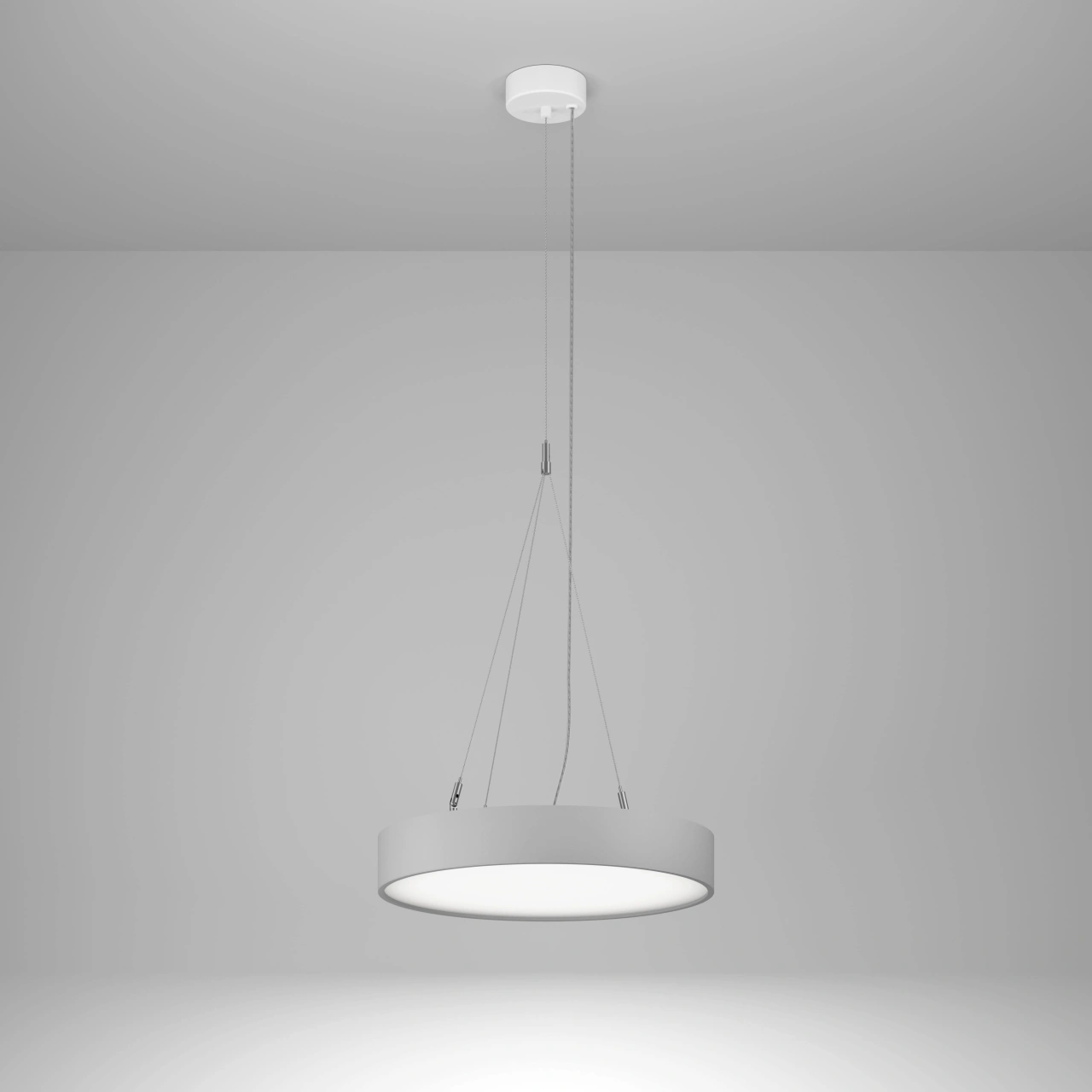 Round 90 PD DI 15,5W 1964lm 830 OP on/off argintiu Ø-450