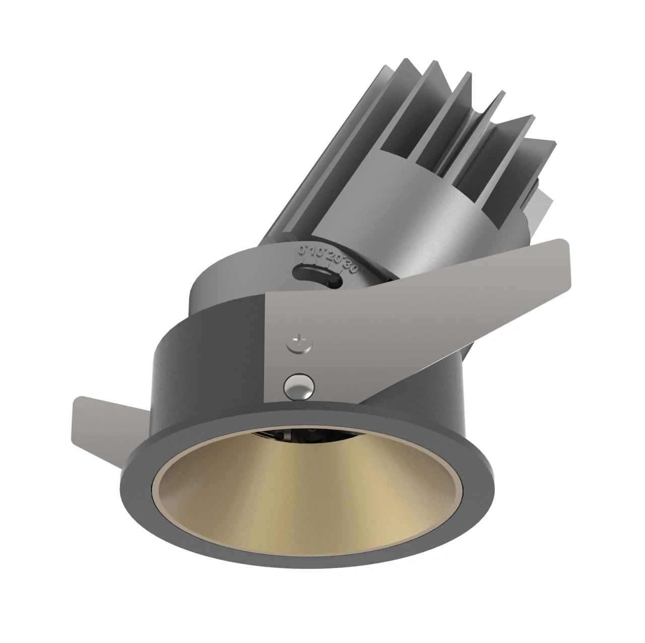 DesignDot 68 12,9W 657lm 930 auriu 55° DALI negru