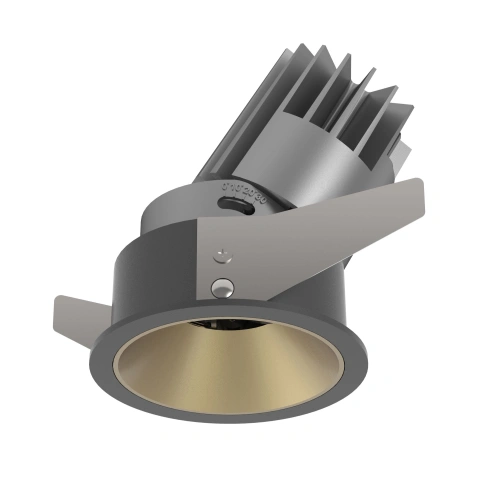 DesignDot 68 12,9W 657lm 930 auriu 55° DALI negru