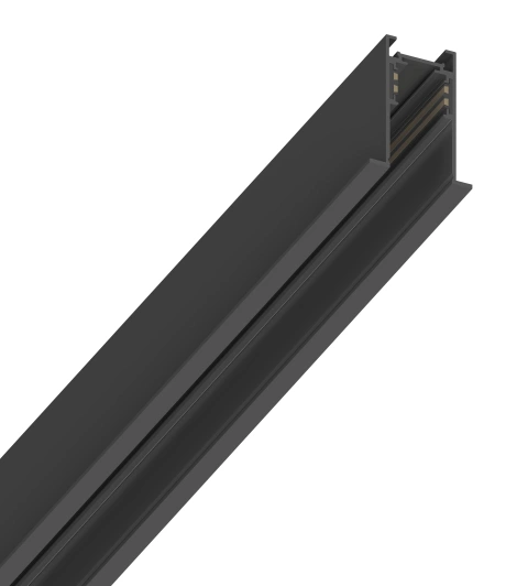 48V RECESSED FRAME TRACK 2000MM BLACK