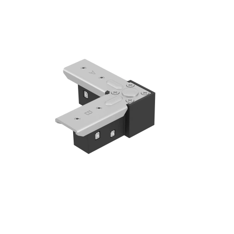48V SLIM TRACK L-CORNER HOR. BLACK