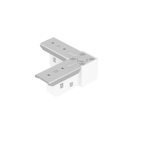 48V SLIM TRACK L-CORNER HOR. WHITE