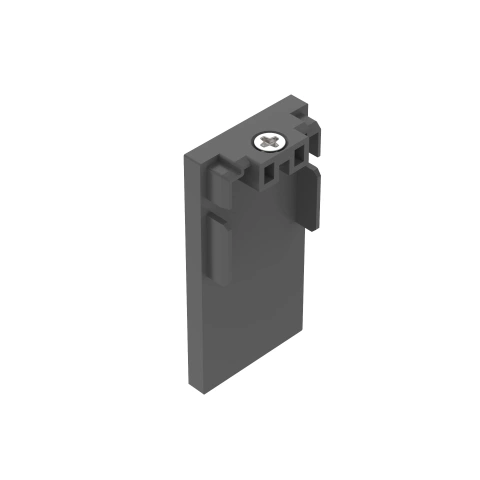 48V BASIC TRACK ENDCAP 2 PCS BLACK