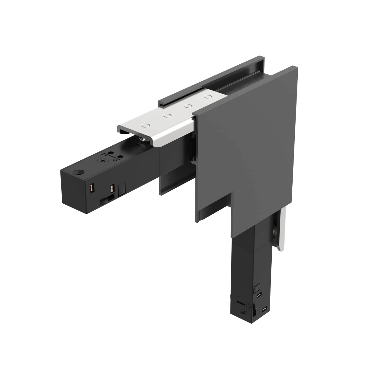 48V BASIC TRACK L-CORNER VER. BLACK
