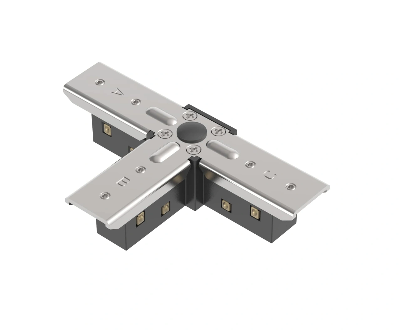 48V BASIC TRACK T-CONNECTOR BLACK