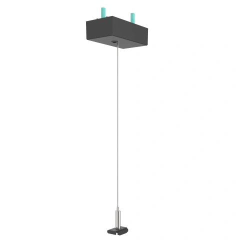 48V SLIM/BASIC PENDANT KIT CANOPY BLACK