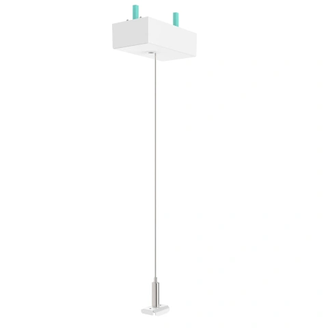 48V SLIM/BASIC PENDANT KIT CANOPY WHITE