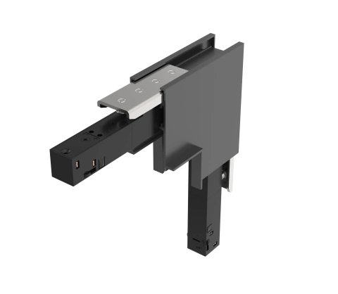48V RECESSED TRACK L-CORNER VER. BLACK