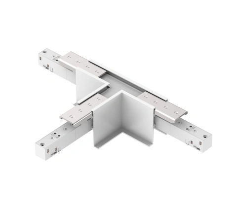 48V RECESSED TRACK T-CONNECTOR WHITE