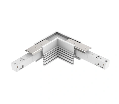 48V FRAMELESS TRACK L-CORNER HOR. WHITE