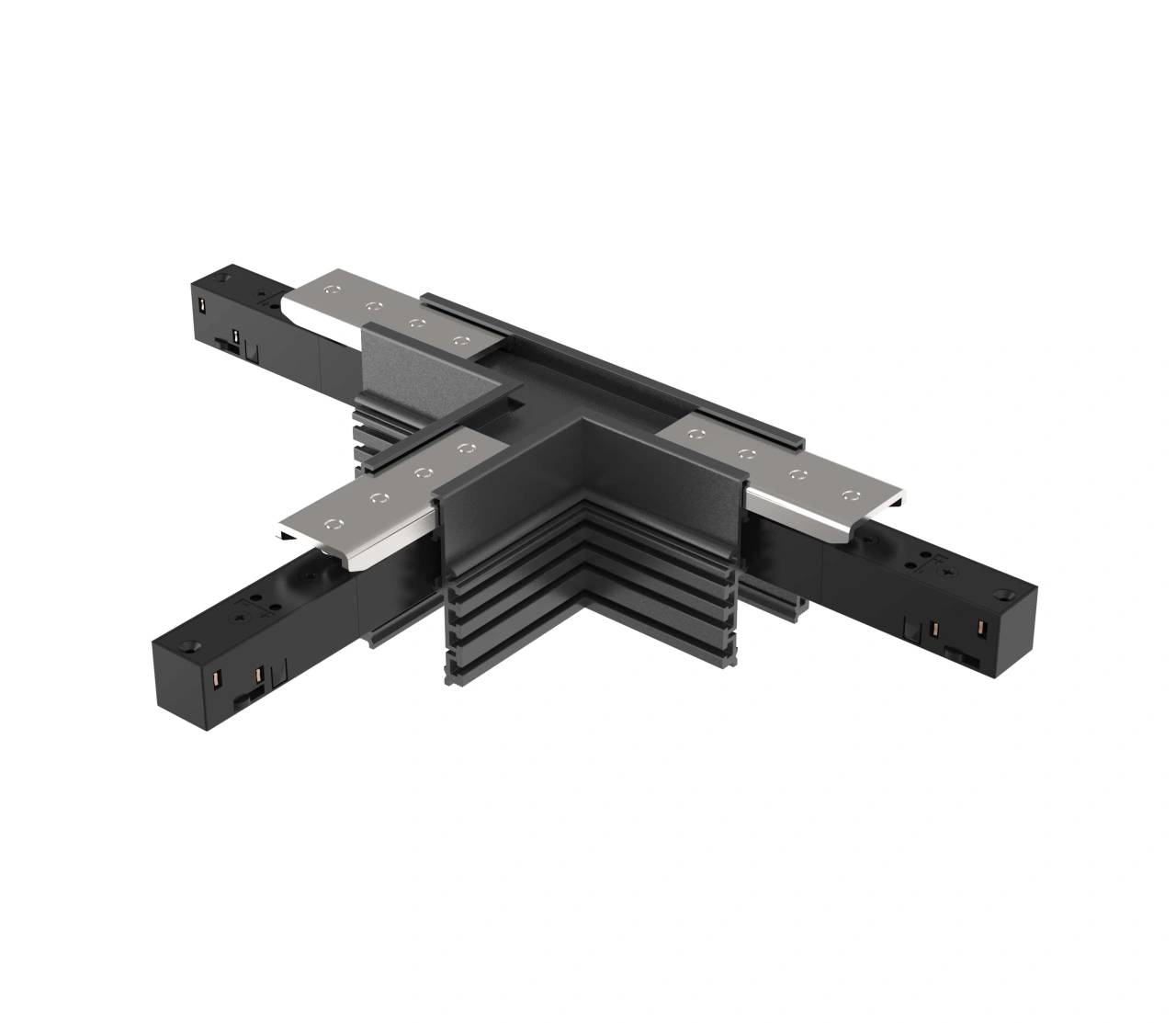 48V FRAMELESS TRACK T-CONNECTOR BLACK