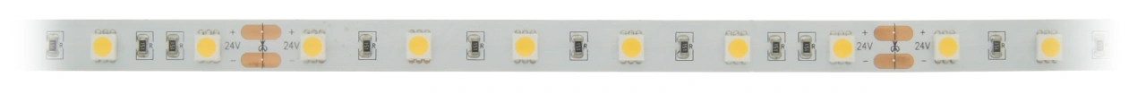 Bandă flexibilă 60 CW Ra=90+, 13,5W/m, 1040lm/m, 24VDC, l=5m