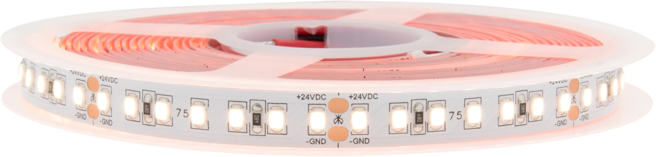 FS 75 ECO UWW, 17W/m, 1880lm/m, 2500K Ra90+, 24VDC, IP20, 5m