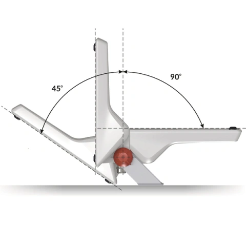 FORCA LED Mini 25W 3100lm 3000K IP65 asimetric îngust gri_1