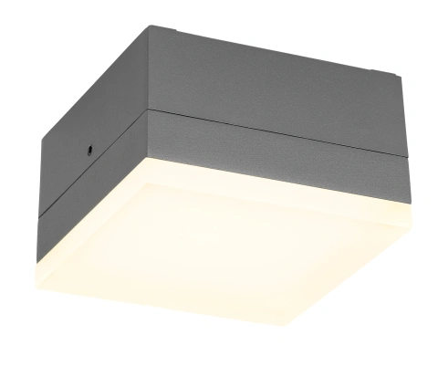 Zelda LED Square Large 12W 740lm 3000K ECG IP54 antracit