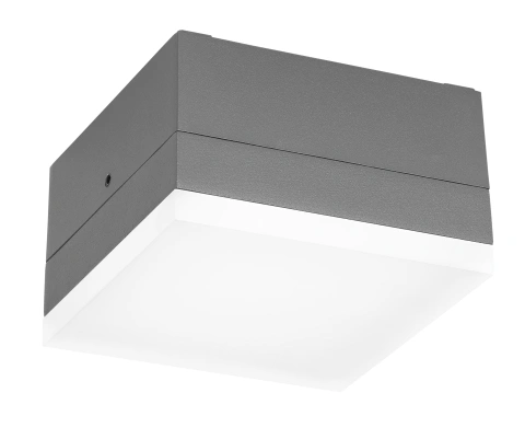 Zelda LED Square Large 12W 740lm 3000K ECG IP54 antracit_1