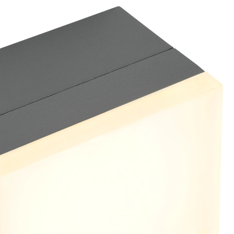 Zelda LED Square Large 12W 740lm 3000K ECG IP54 antracit_4