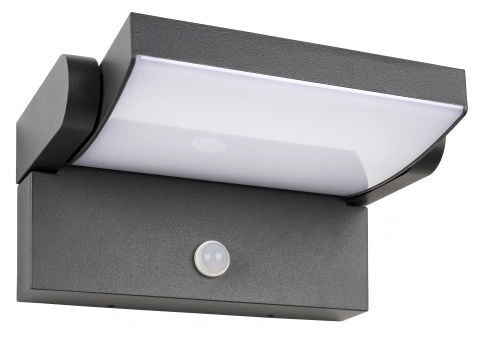ILAS LED PIR 12,5W 750lm 3000K ECG IP54 antracit_1