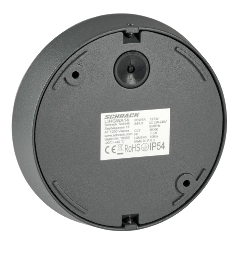 Niku LED Round 12W 600lm 3000K IP54 antracit_7
