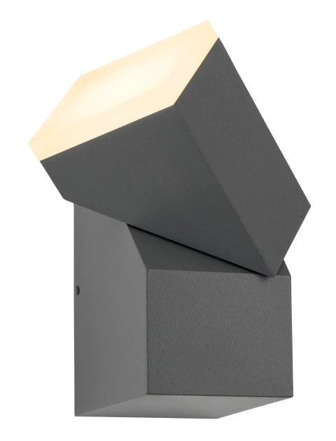 Evo LED Square Up 8W 400lm 3000K ECG IP54 antracit_2