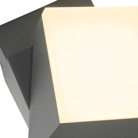 Evo LED Square Up 8W 400lm 3000K ECG IP54 antracit_4