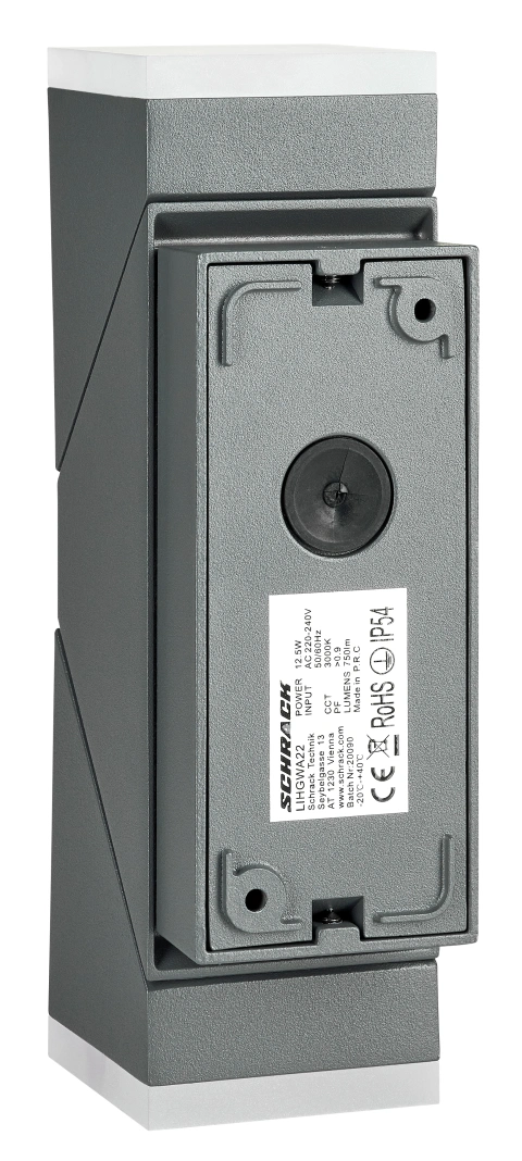 Evo LED Square Up/Down 12,5W 750lm 3000K ECG IP54 antracit_7