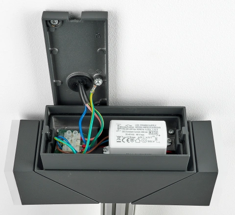 Evo LED Square Up/Down 12,5W 750lm 3000K ECG IP54 antracit_8